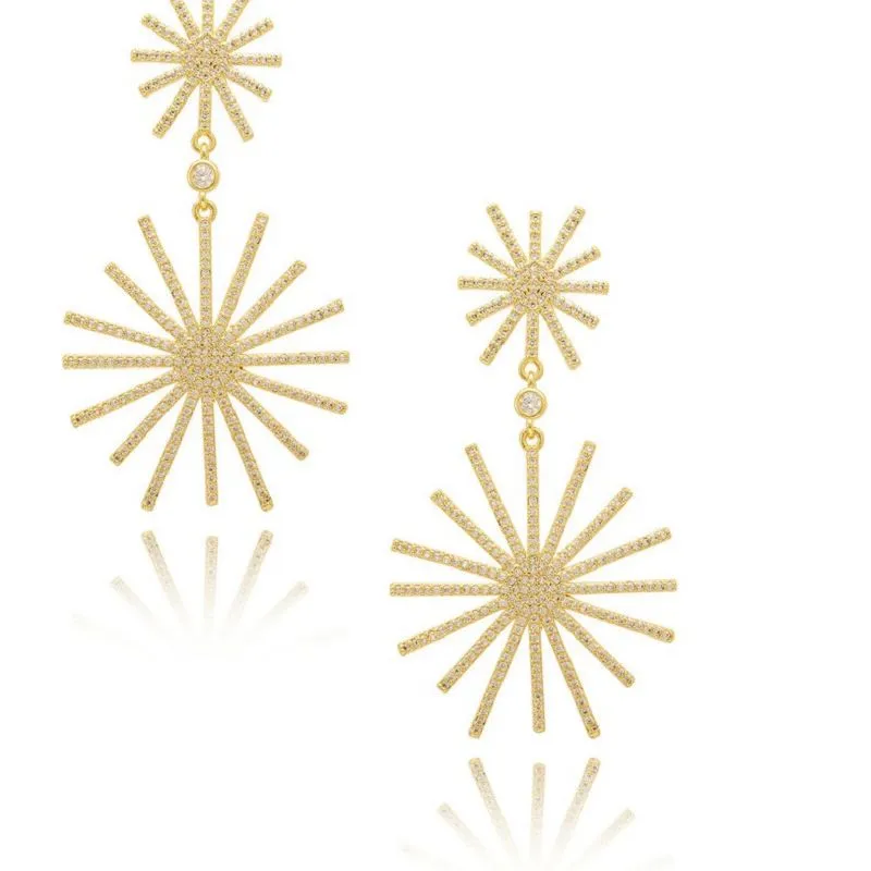 بڑی مائیکرو ہموار لٹکتی بالی