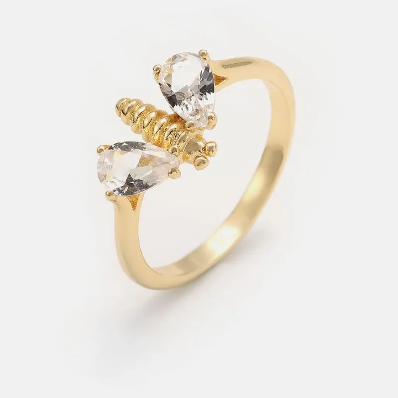 فیشن پیاری مکھی جانوروں کی انگوٹی