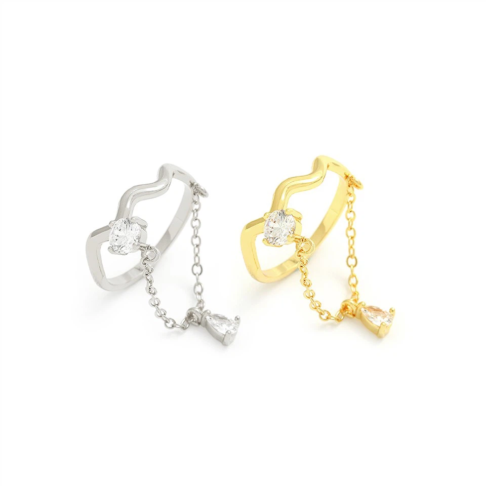 نئے فیشن Cz رنگ خواتین