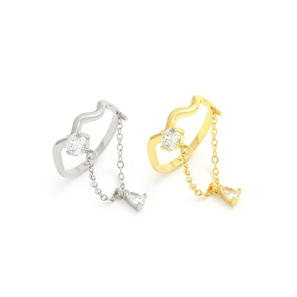 نئے فیشن Cz رنگ خواتین