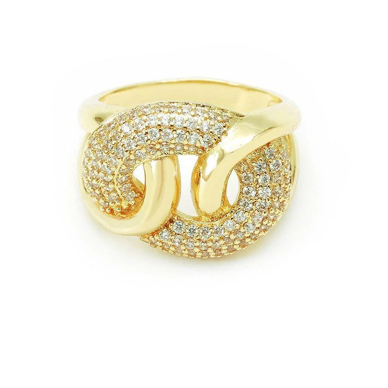 Pave Cz سلور کی انگوٹھی برائے خواتین