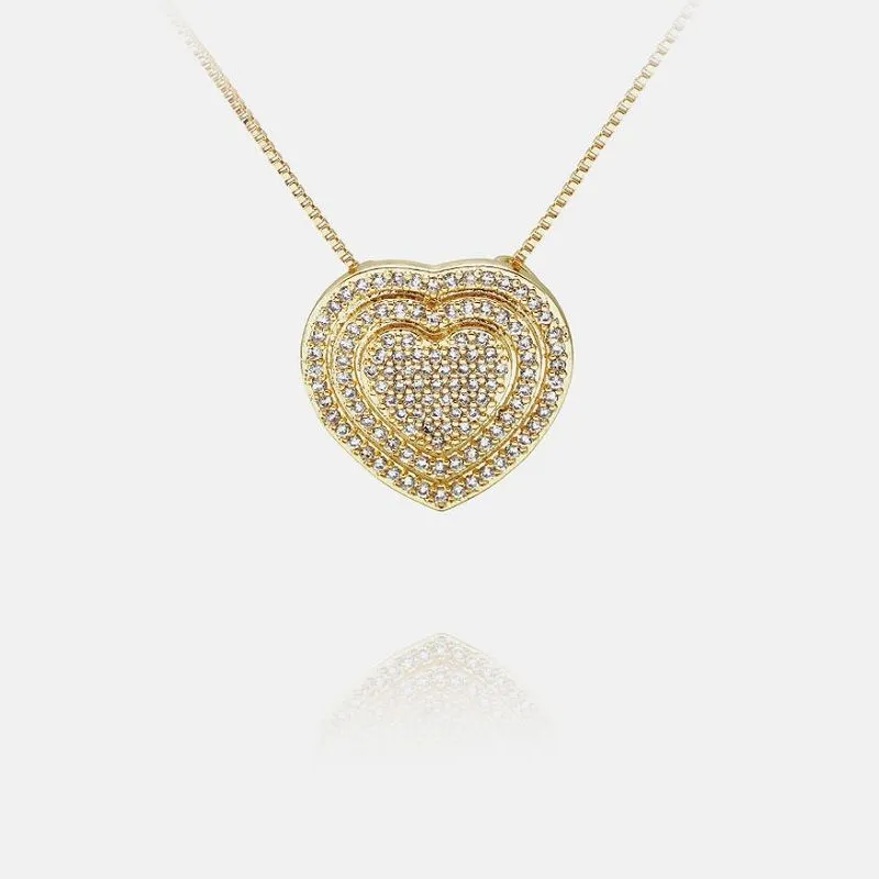 منفرد زرکون دل کا لاکٹ